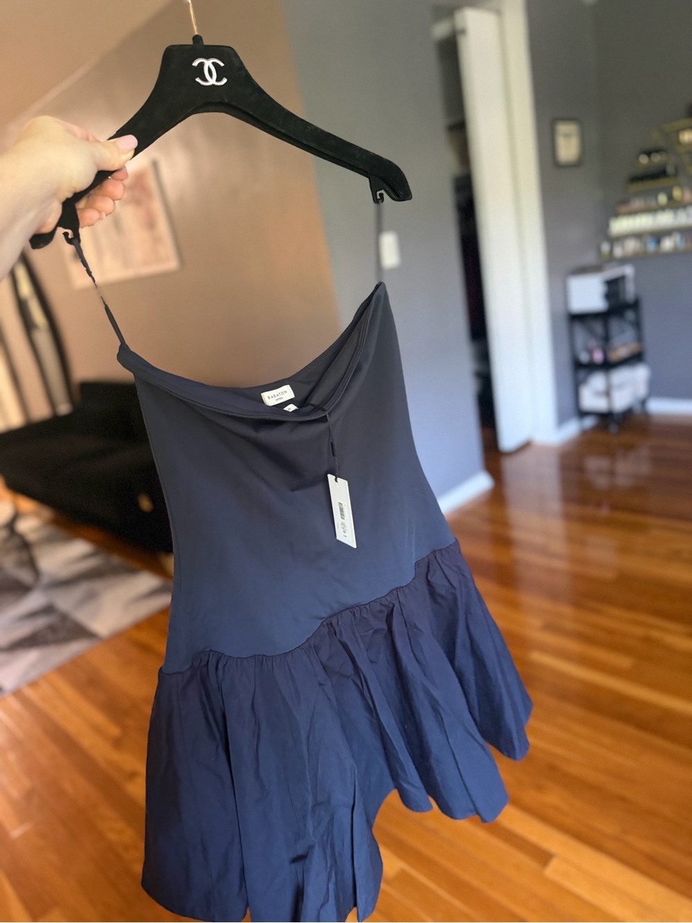 Aritzia Navy Blue Mini Dress